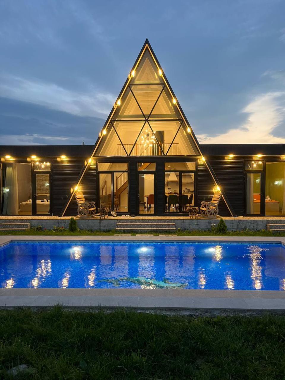 Qafqaz Mountside Chalet Gabala Eksteriør billede