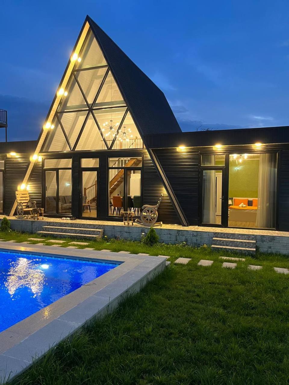 Qafqaz Mountside Chalet Gabala Eksteriør billede