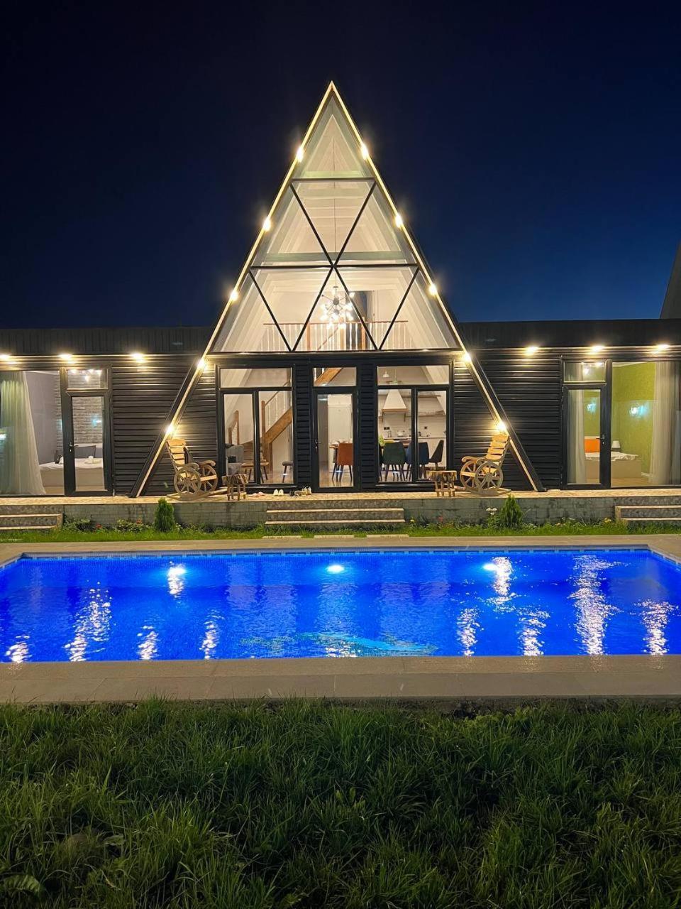 Qafqaz Mountside Chalet Gabala Eksteriør billede