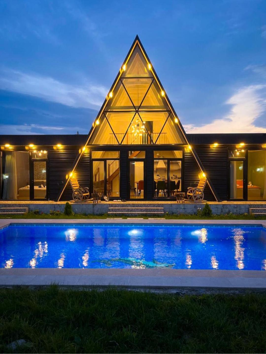 Qafqaz Mountside Chalet Gabala Eksteriør billede