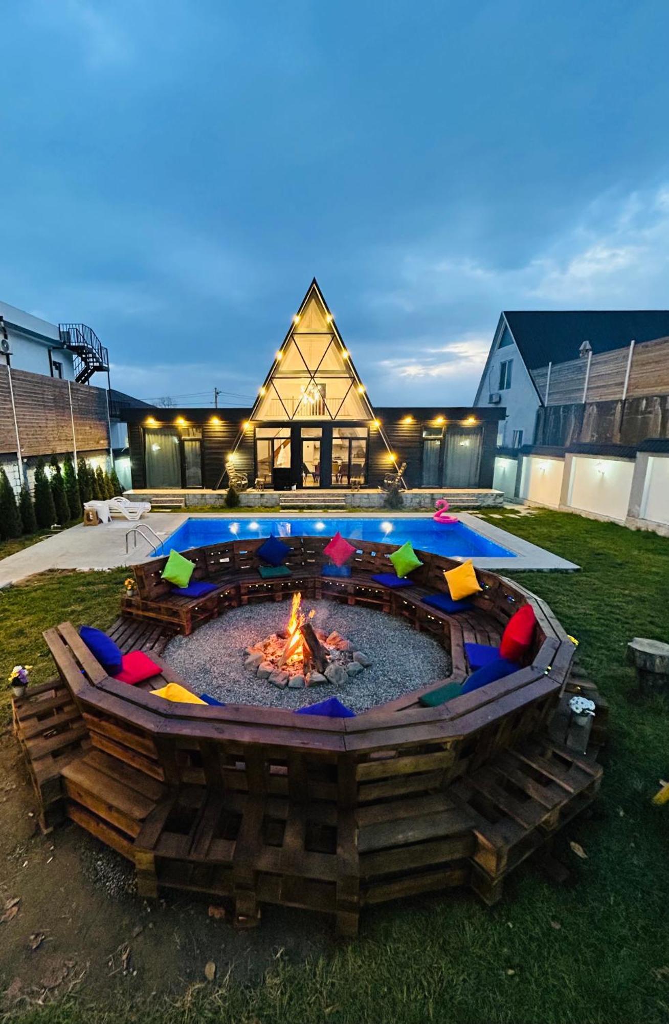 Qafqaz Mountside Chalet Gabala Eksteriør billede